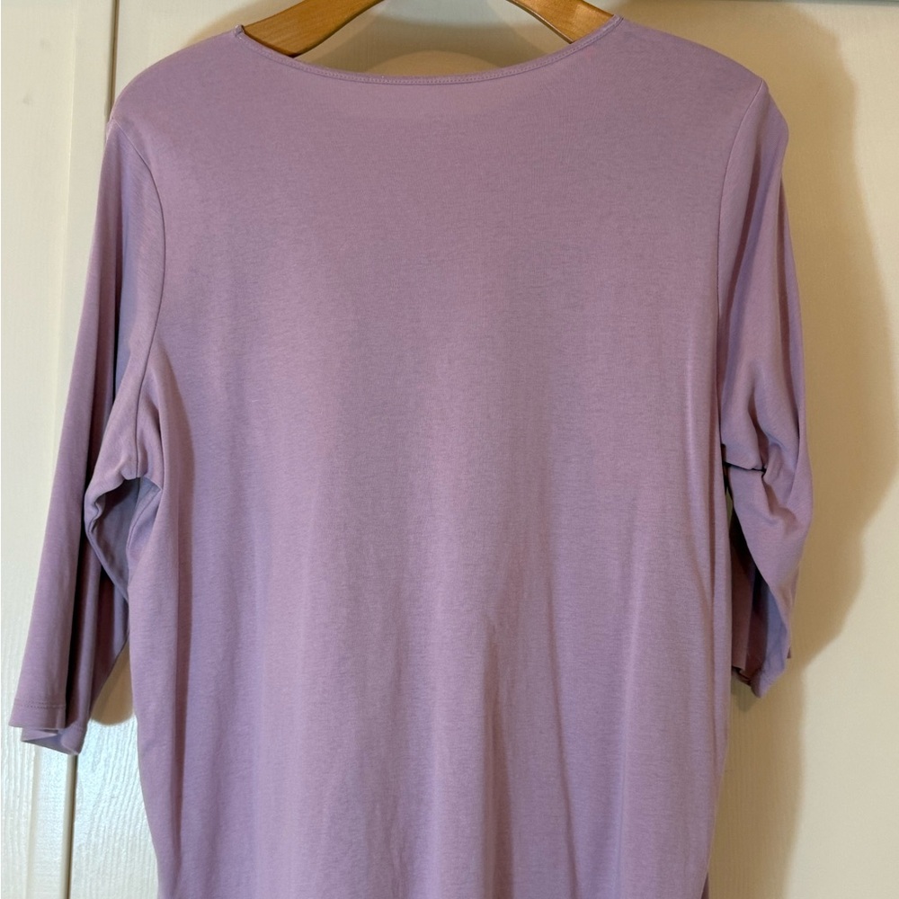 CJ Banks Light Purple Women's Blouse